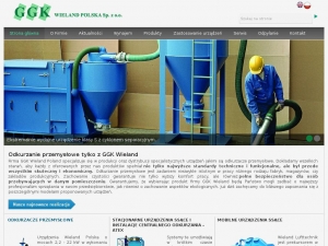 Urządzenia odpylające zanieczyszczone powietrze
