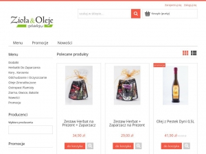 Olej z czarnuszki w sklepie Zioła Oleje